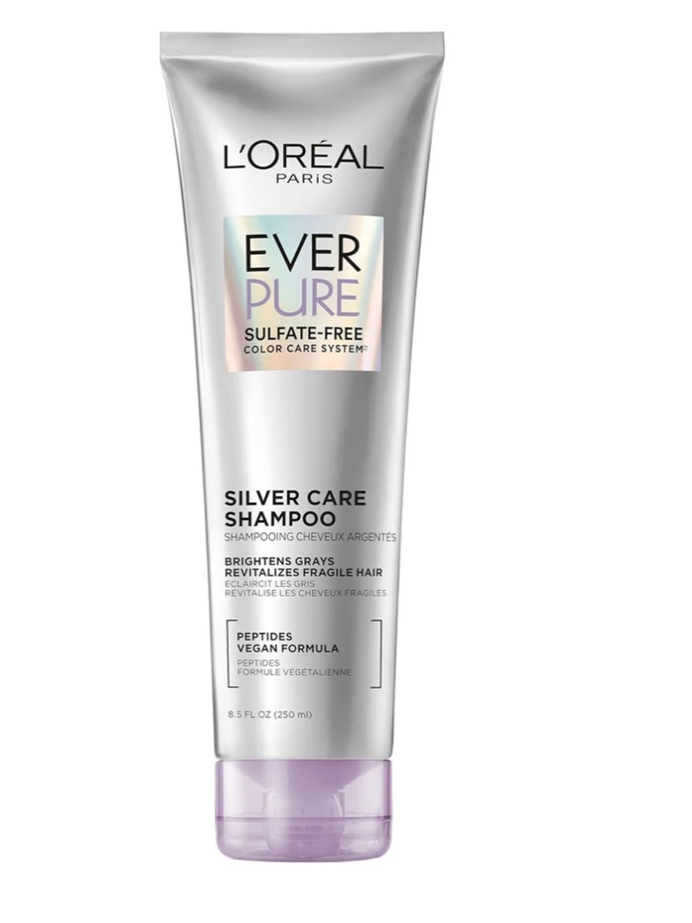 L'Oreal EverPure Silver Care Shampoo - Silver with Lavender Cap